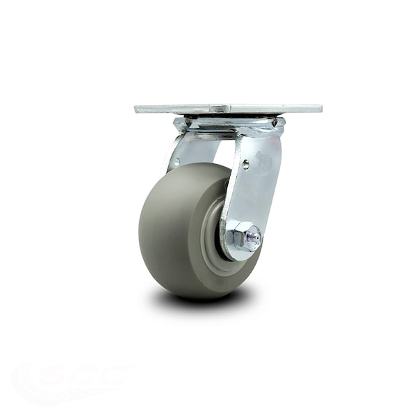 4 Inch Thermoplastic Rubber Wheel Swivel Caster with Ball Bearing